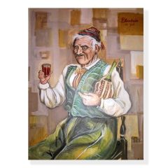 A degustator of freshly made wine - Marija Jevtić Dajić
