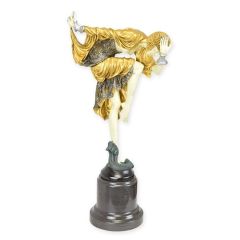 Bonzen beeld van de Akara Danseres - Hoogte 43,9 cm