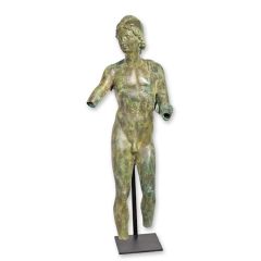 Bronzen beeld met de titel “de jeugd van agde” - Hoogte 133 cm