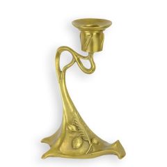 Bronzen Art Nouveau Kandelaar