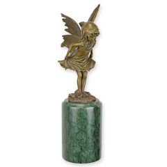 Bronzen beeld van een Fee