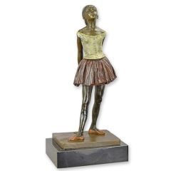 Bronzen beeld van een Kleine Danseres - Hoogte 37,9 cm