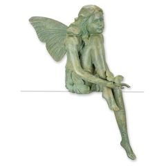 Bronzen beeld van een Zittende Fee 1 - Hoogte 60 cm