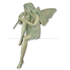 Bronzen beeld van een Zittende Fee 2 - Hoogte 58 cm