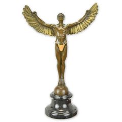 Bronzen beeld van Icarus - Hoogte 40,8 cm