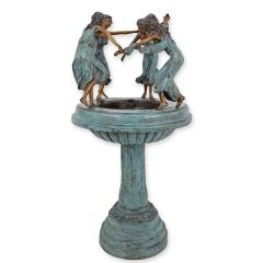 Bronzen Fontein met 4 Dansende Vrouwen