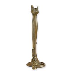 Bronzen art nouveau kandelaar