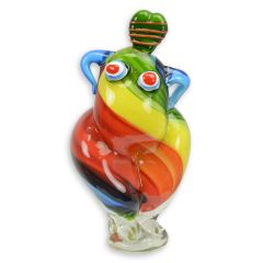 Glazen beeldje van een danseres - Hoogte 33 cm
