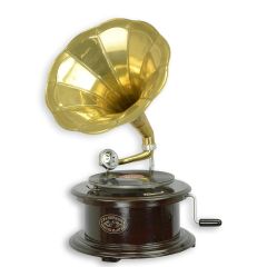 Decoratieve Grammofoon vintage - 65 cm hoog
