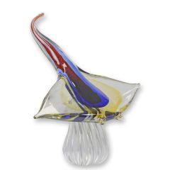 Glazen Beeldje van een Mantarog in Murano-stijl