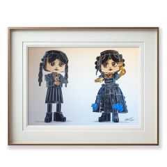 Gothic Lego - Wednesday Addams with her famous dance moves