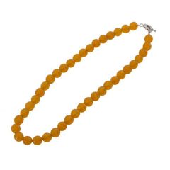 Honingagaat volfacet kogelcollier (Brazilië)