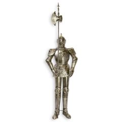 IJzeren Harnas met Pollaxe - Hoogte 213 cm