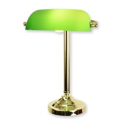 Messing Bankierslamp